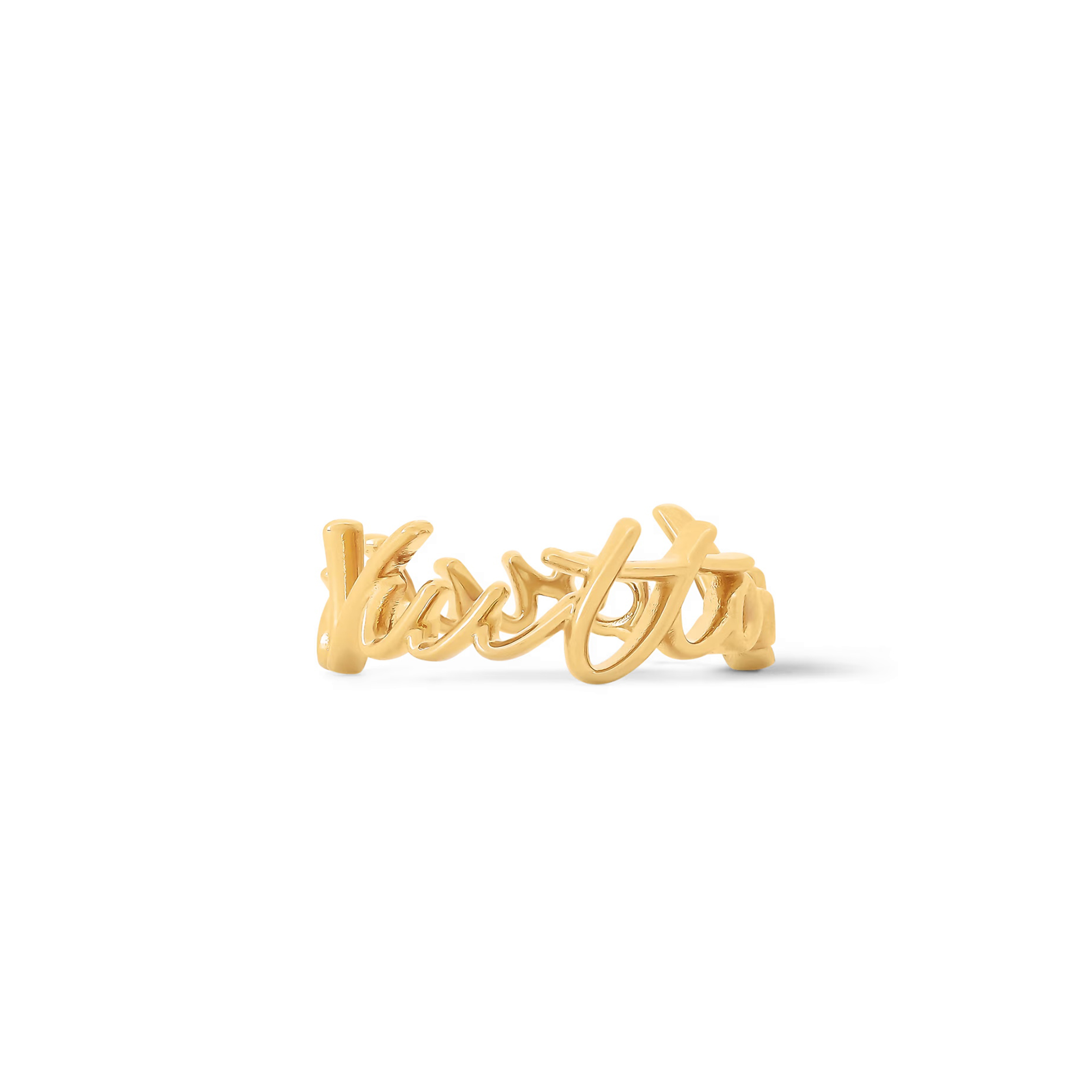 LOUIS VUITTON LV SCRIPT RING M1804S